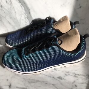 Propet woven blue green sneaker 11